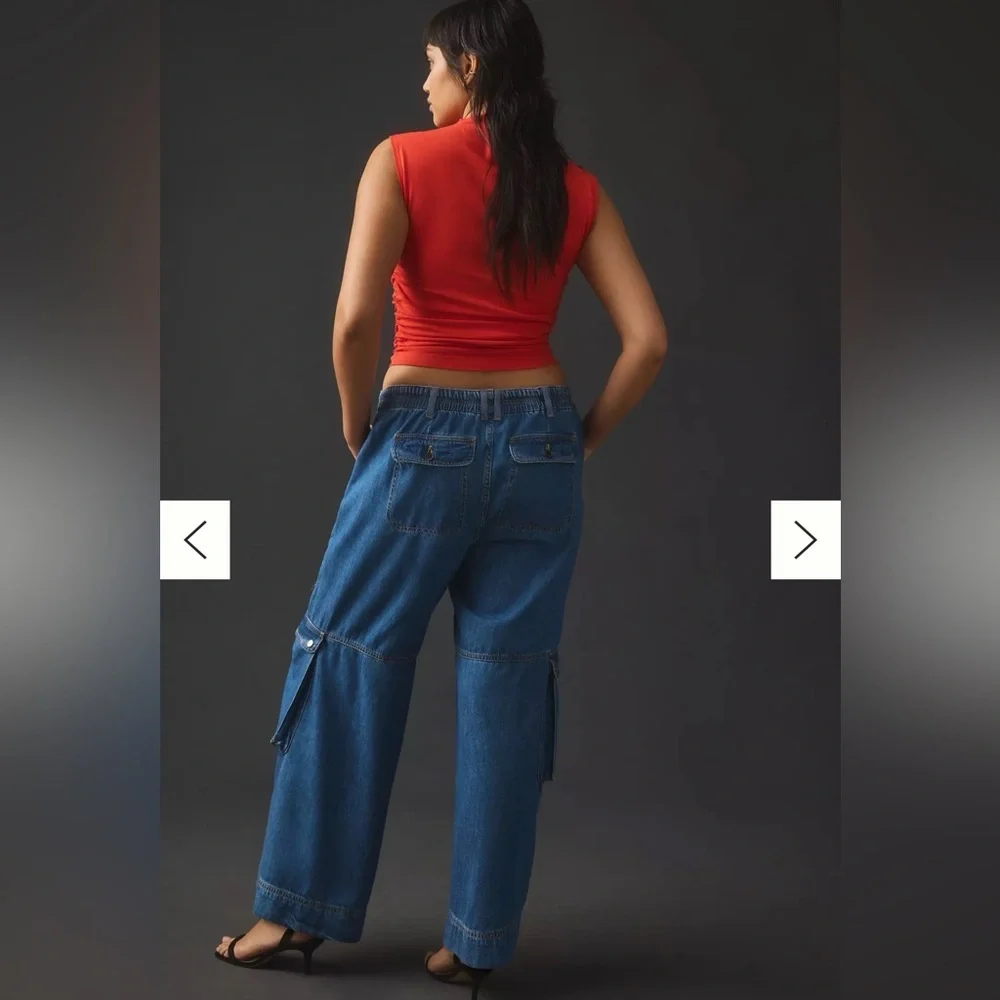 Anthropologie Pilcro Mid-Rise Cargo - Picture 4 of 15